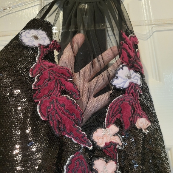 Free people tea back shimmer and shine blouse - Picture 4 of 7